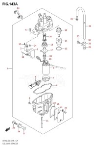 DF100A From 10003F-310001 (E01 E40)  2013 drawing FUEL VAPOR SEPARATOR (DF100AT:E01)