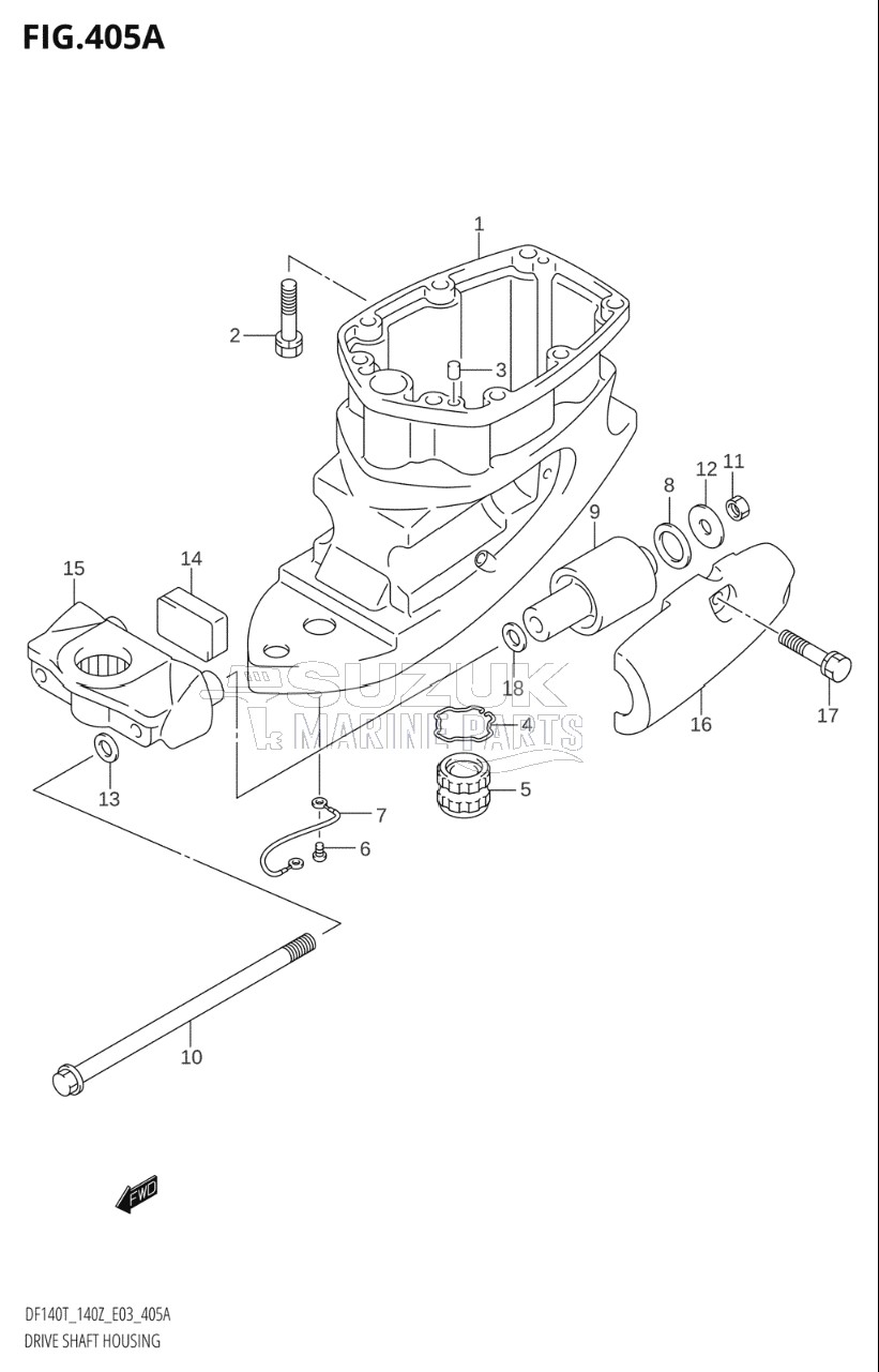 DRIVE SHAFT HOUSING