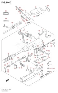 08002F-210001 (2012) 80hp E01 E40-Gen. Export 1 - Costa Rica (DF80A  DF80AT) DF80A drawing TILLER HANDLE (DF90ATH:E40)