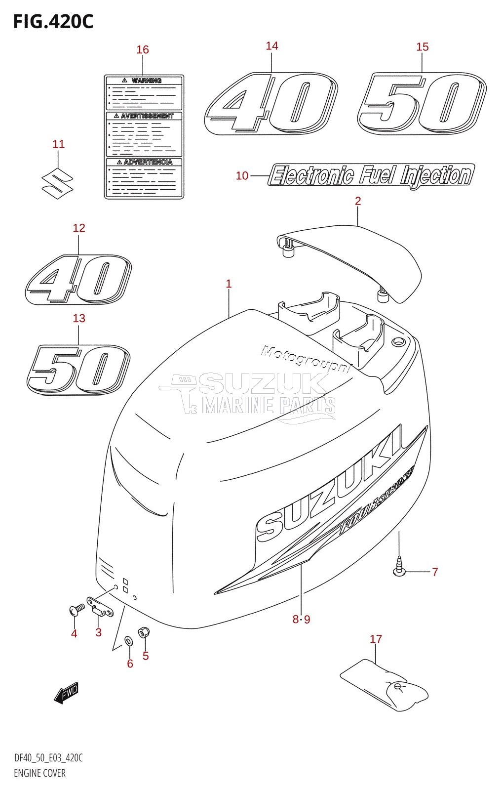 ENGINE COVER (K10)