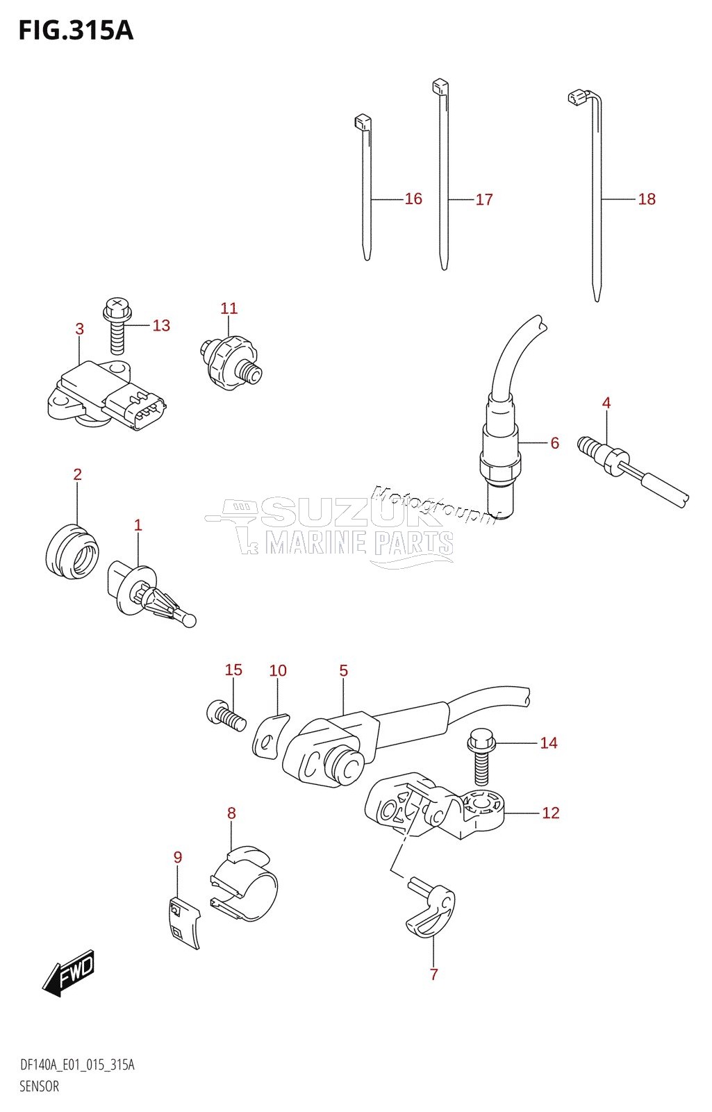 SENSOR (DF100AT:E01)