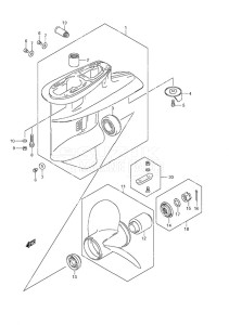 DF 50A drawing Gear Case