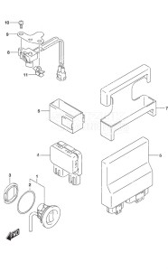 DF 115A drawing PTT Switch/Engine Control Unit