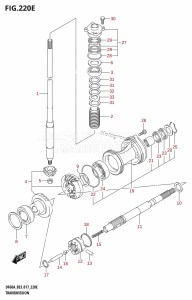 DF40A From 04003F-710001 (E03)  2017 drawing TRANSMISSION (DF60AVT:E03)