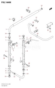 DF200 From 20002F-410001 (E01 E40)  2014 drawing FUEL INJECTOR (DF250Z:E40)