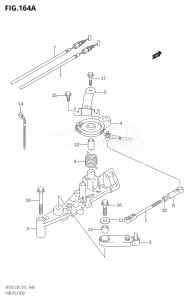 DF225Z From 22503Z-310001 (E03)  2013 drawing THROTTLE ROD