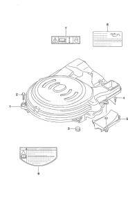 Outboard DF 70A drawing Ring Gear Cover