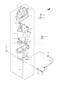 DF 115 drawing Fuel Vapor Separator