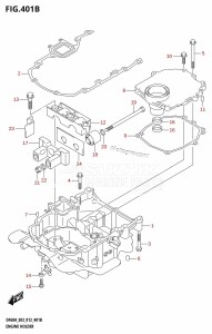 DF60A From 06002F-210001 (E03)  2012 drawing ENGINE HOLDER (DF50A:E03)