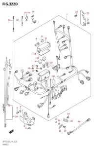 DF175TG From 17502F-410001 (E03)  2014 drawing HARNESS (DF150ZG:E03)