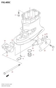 DF115Z From 11502Z-010001 (E03)  2010 drawing DRIVE SHAFT HOUSING (DF115Z:E03)