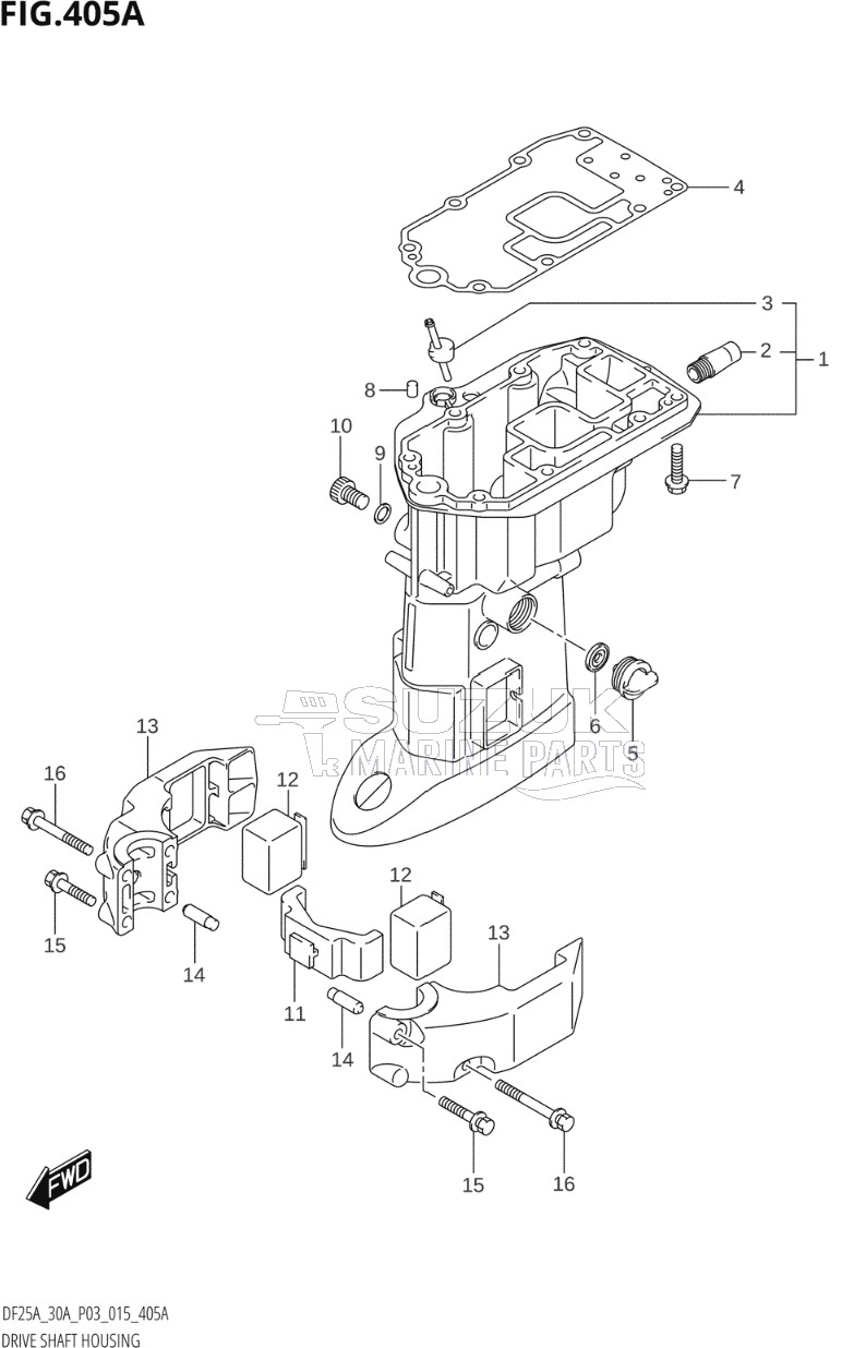 DRIVE SHAFT HOUSING