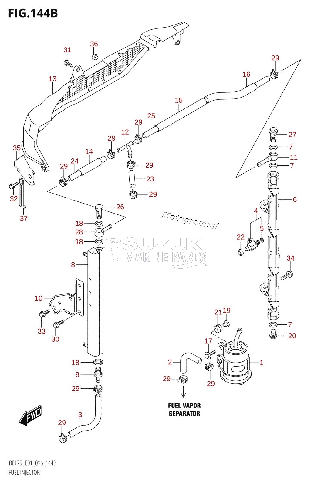 FUEL INJECTOR (DF150T:E40)