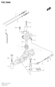 20002Z-240001 (2022) 200hp E01 E40-Gen. Export 1 - Costa Rica (DF200Z) DF200Z drawing THROTTLE ROD