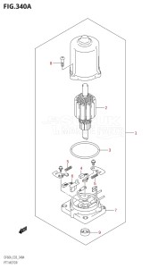 04003F-110001 (2011) 40hp E03-USA (DF40AT) DF40A drawing PTT MOTOR