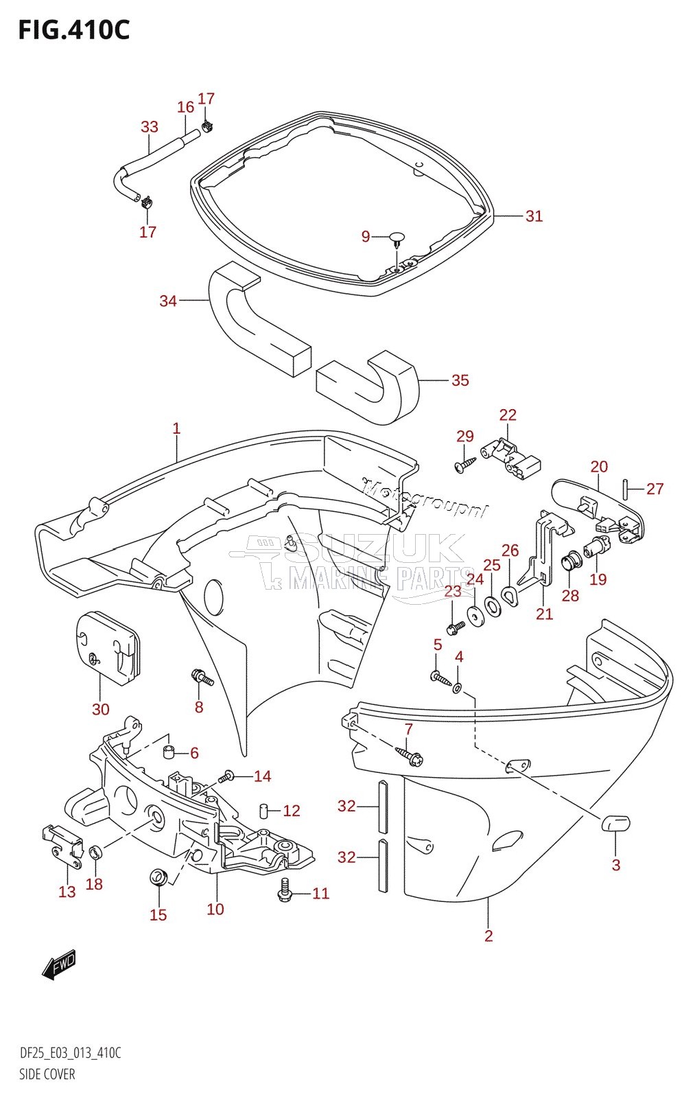 SIDE COVER (DF25Q:E03)