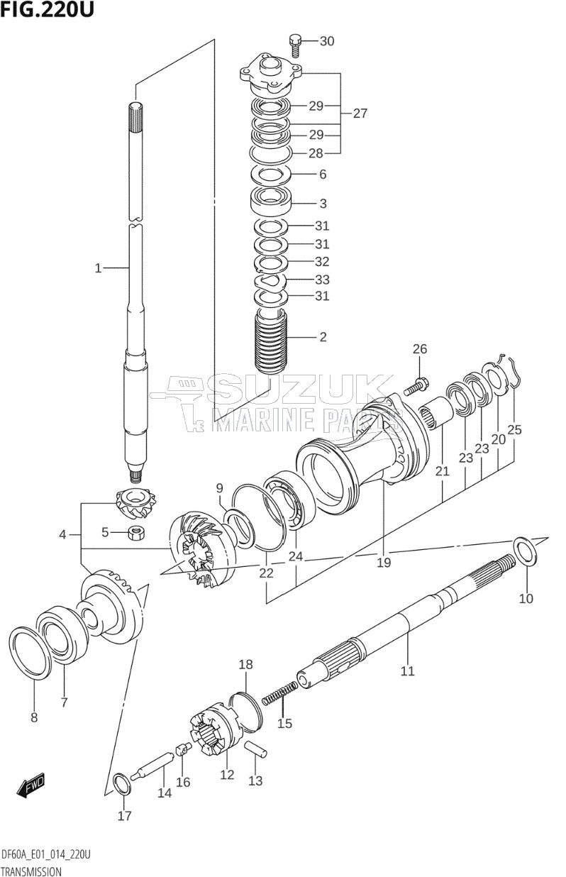 TRANSMISSION (DF60AVTH:E40)