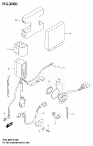 DF40A From 04003F-910001 (E01)  2019 drawing PTT SWITCH /​ ENGINE CONTROL UNIT (DF50A:E01,DF50ATH:E01)