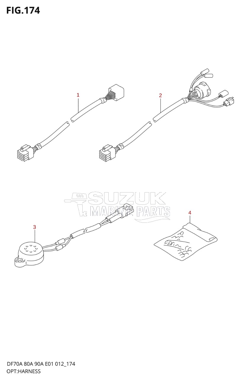 OPT:HARNESS (DF80A E40)