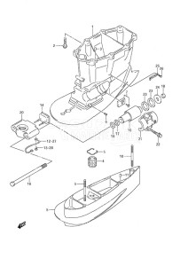 DF 250 drawing Drive Shaft Housing