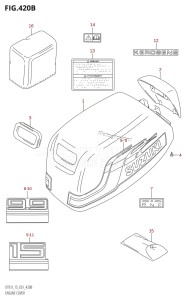 DT9.9 From 00993-371001 (E01 E13 E40)  2003 drawing ENGINE COVER (K2,K3,K4,K5,K6,K7,K8,K9,K10)