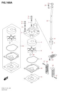 06002F-240001 (2022) 60hp E01 E40 E11-Gen. Export - Costa Rica (DF60AQH  DF60AQH  DF60AT  DF60AT  DF60ATH  DF60ATH) DF60A drawing WATER PUMP (SEE NOTE)