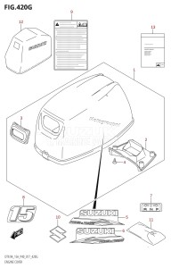 DT9.9A From 00993K-710001 (P36 P40)  2017 drawing ENGINE COVER (DT15A:P36)