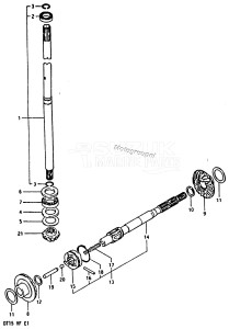 DT15 From 01501-508231 ()  1985 drawing TRANSMISSION