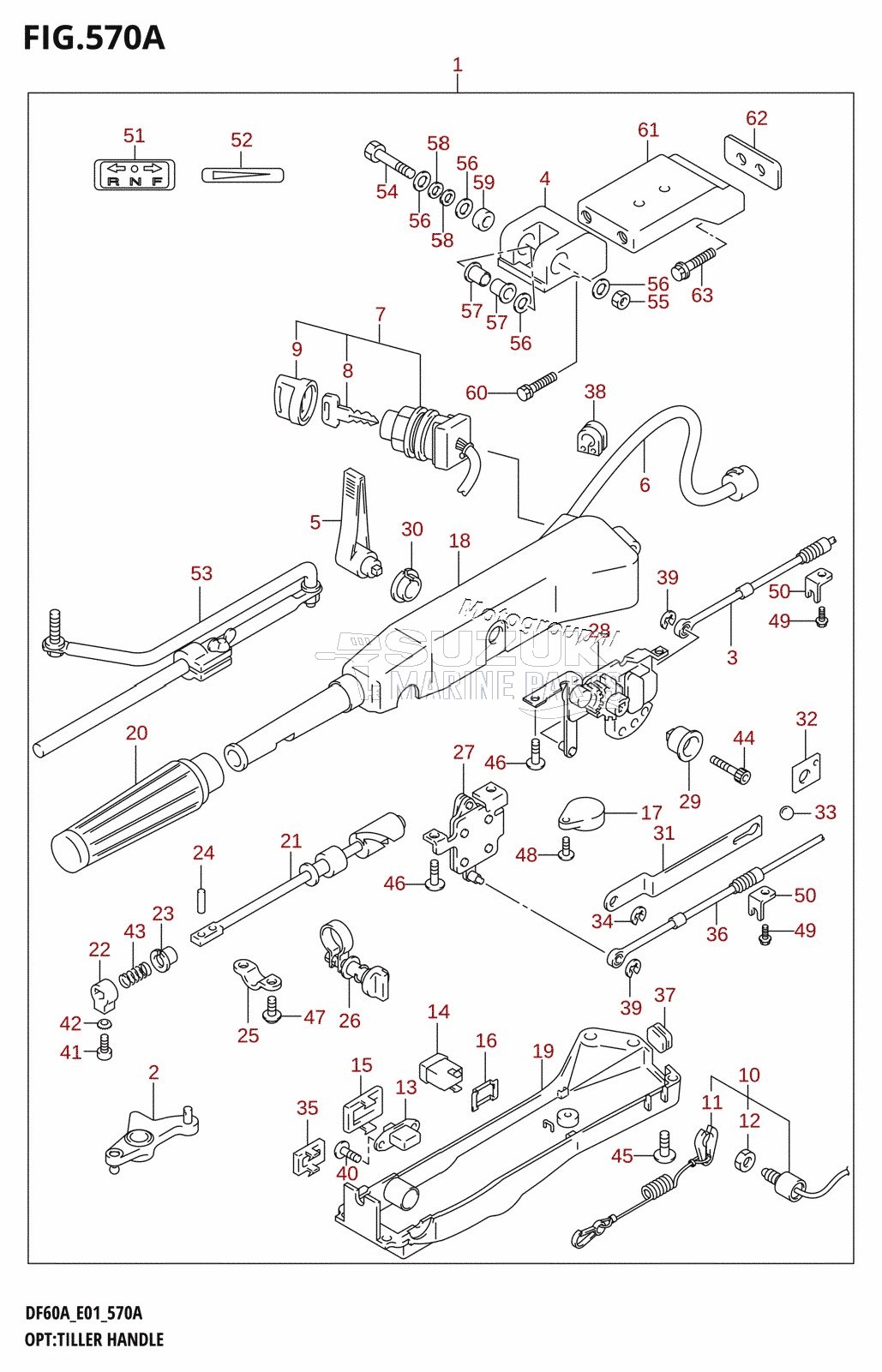 OPT:TILLER HANDLE