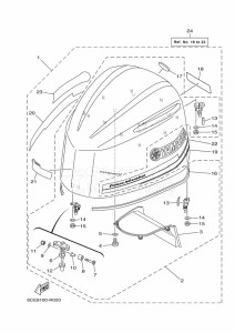 F300NCA-2019 drawing FAIRING-UPPER