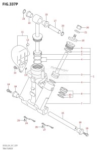 DF225T From 22503F-710001 (E01 E40)  2017 drawing TRIM CYLINDER (DF200T:E40:L-TRANSOM)