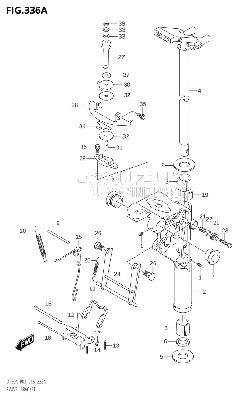 SWIVEL BRACKET (DF9.9B:P03)