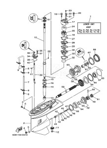 F75BETX drawing LOWER-CASING-x-DRIVE-1