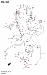 DF30A From 03003F-610001 (P01 P40)  2016 drawing FUEL PUMP (DF25ATH:P01)