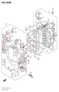 DF250Z From 25003Z-410001 (E03)  2014 drawing THROTTLE BODY (DF225Z:E03)