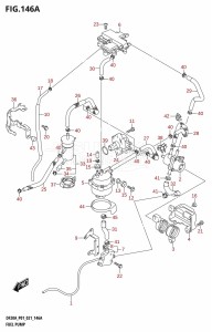 DF20A From 02002F-040001 (P40)  2020 drawing FUEL PUMP (P01)