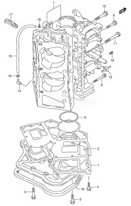 DT90 From 09001-461001 ()  1994 drawing CRANK CASE