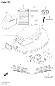 DF20A From 02002F-410001 (P01)  2014 drawing ENGINE COVER (DF20A:P01)