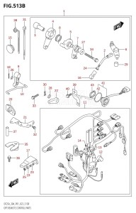 DF25A From 02504F-340001 (P01)  2023 drawing OPT:REMOTE CONTROL PARTS (DF25ATH,DF30ATH)