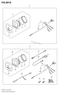 DF175A From 17503F-040001 (E01 E03 E40)  2020 drawing OPT:MULTI FUNCTION GAUGE (1) (020,021)