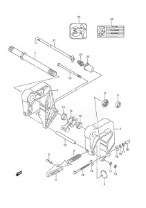 DF 9.9A drawing Clamp Bracket w/Remote Control