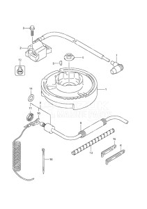 Outboard DF 6 drawing Magneto