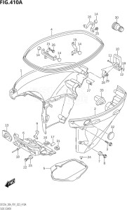 02504F-340001 (2023) 25hp P01-Gen. Export 1 (DF25A    DF25AT    DF25ATH    DT25K) DF25A drawing SIDE COVER (DF25A,DF30AQ)