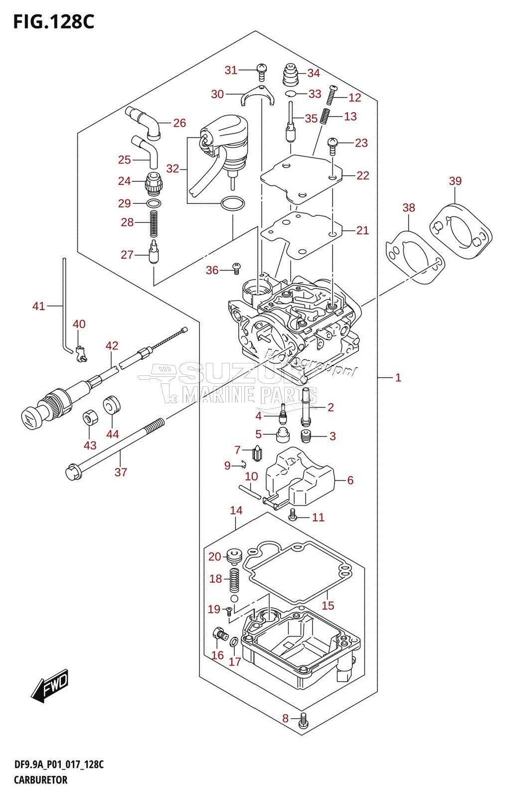 CARBURETOR (DF9.9A:P01)