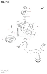 DF175Z From 17501Z-680001 (E01)  2006 drawing OIL PUMP