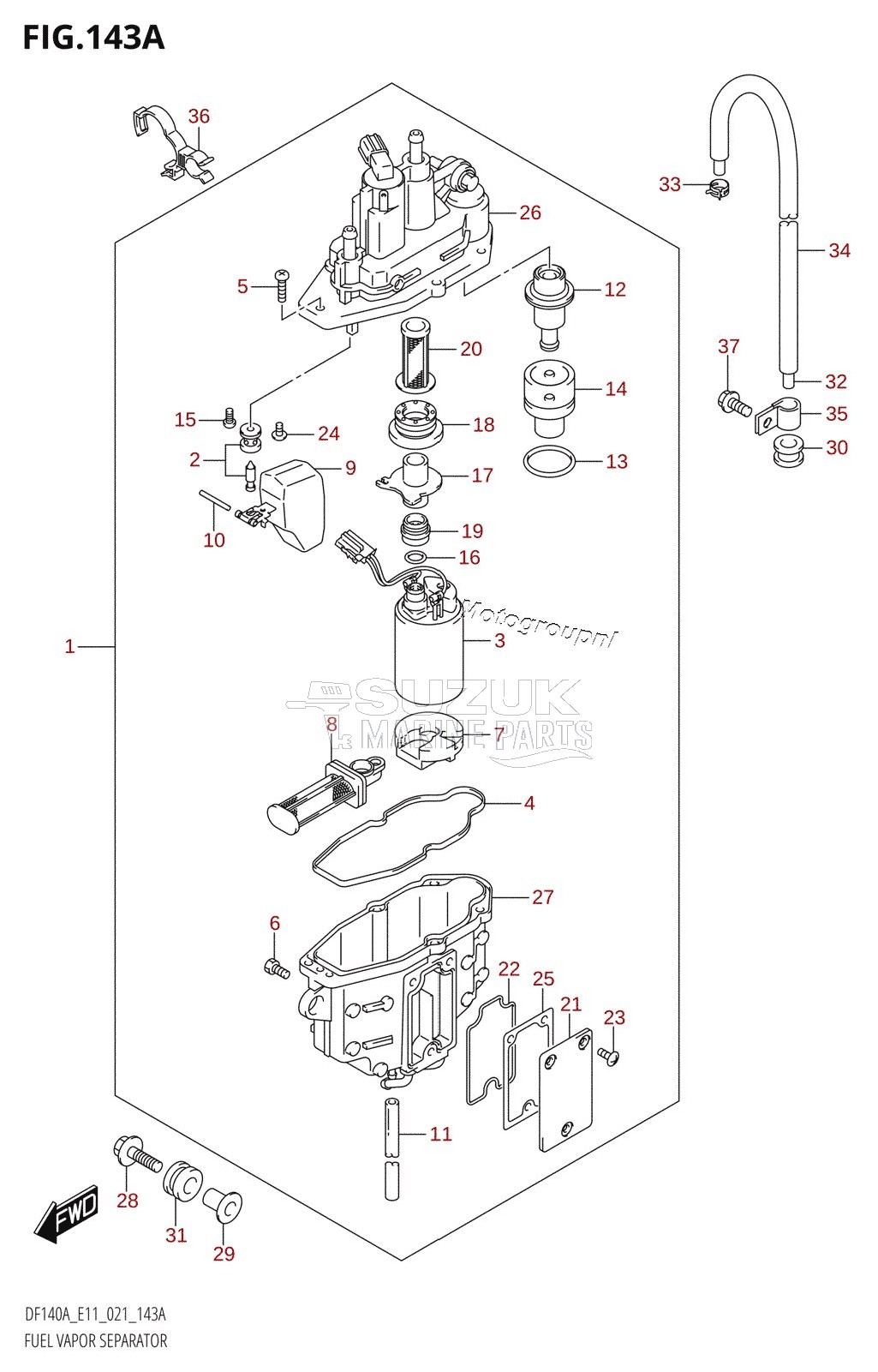 FUEL VAPOR SEPARATOR (E01,E03,E11)