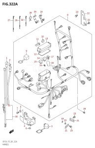 DF150Z From 15002Z-110001 (E01)  2011 drawing HARNESS