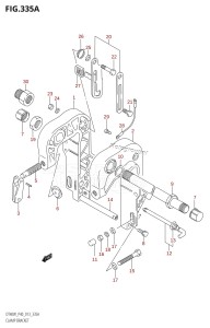 DT40 From 04005-310001 ()  2013 drawing CLAMP BRACKET (DT40W:P40)