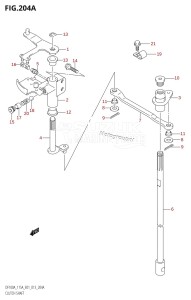 DF115AZ From 11503Z-310001 (E01 E40)  2013 drawing CLUTCH SHAFT