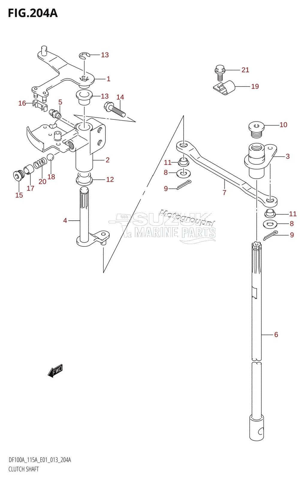 CLUTCH SHAFT